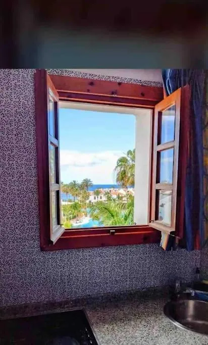 아파트 Apartamento Exterior Con Vistas 플라야데라스아메리카스